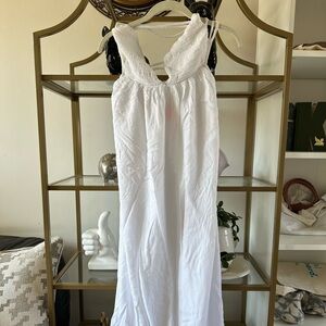 Muche et Muchette strapless white dress